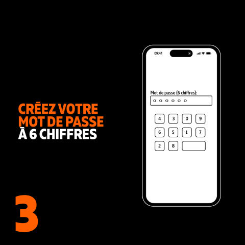 Créez votre mot de passe